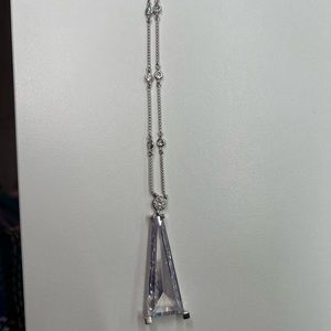 Kendra Scott Long Silver Necklace